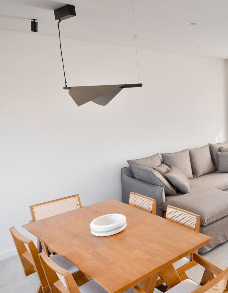 Dining area for family meals at Kepos Villas.